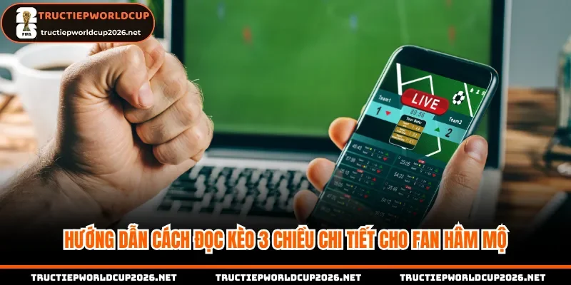 Hướng dẫn cách đọc kèo 3 chiều chi tiết cho fan hâm mộ