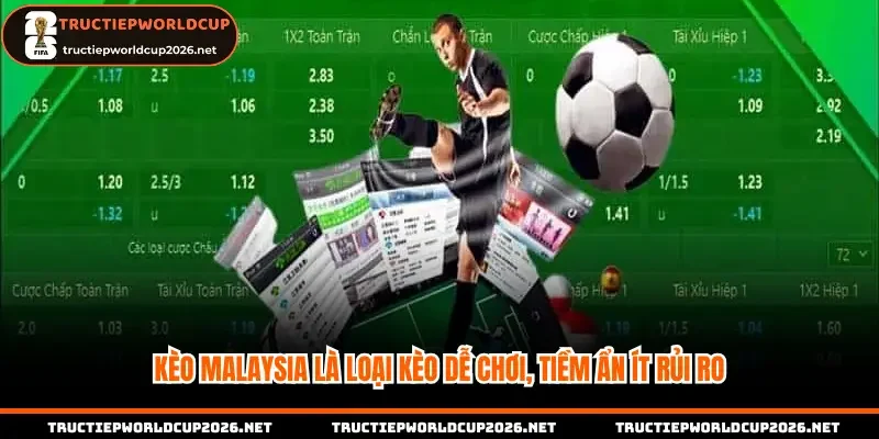 Kèo Malaysia là loại kèo dễ chơi, tiềm ẩn ít rủi ro