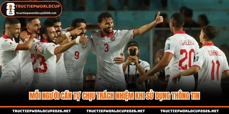 Mỗi người cần tự chịu trách nhiệm khi sử dụng thông tin