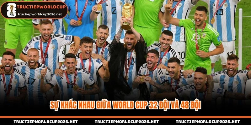 Sự khác nhau giữa World CUp 32 đội và 48 đội