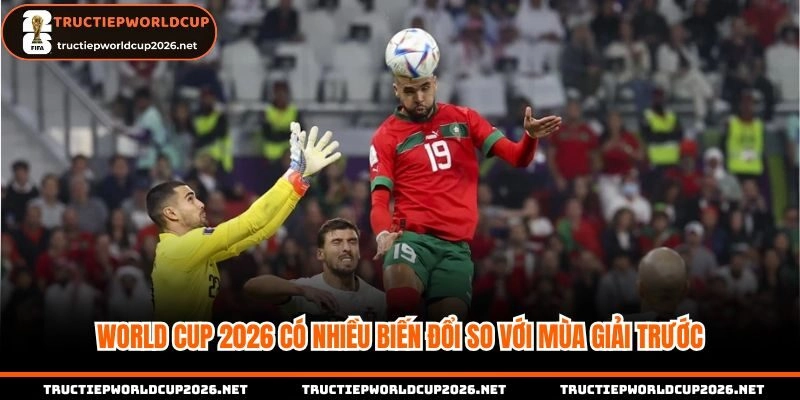 World Cup 2026 có nhiều biến đổi so với mùa giải trước