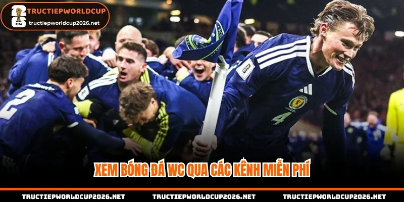 Xem bóng đá WC qua các kênh miễn phí