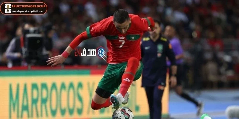 Cập nhật sơ đồ chiến thuật Brazil vs Maroc