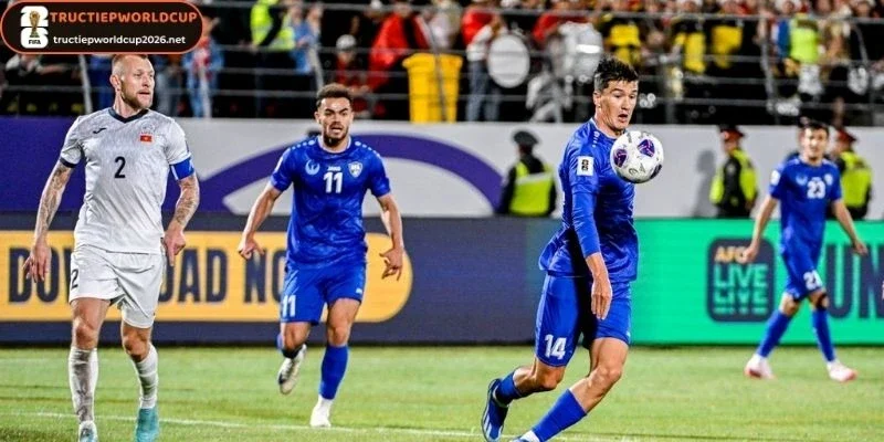 Dự kiến đội hình sắp tới của Uzbekistan vs Colombia
