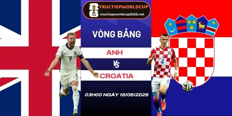 Soi kèo nhà cái Anh vs Croatia - Bảng L World Cup 03h00 18/06/2026