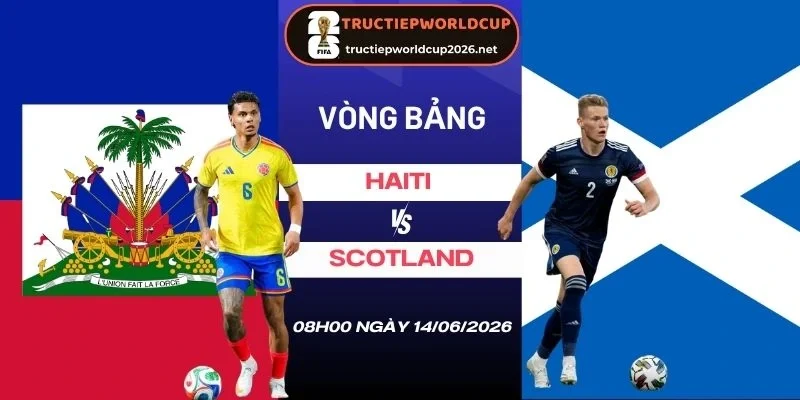 soi tỷ lệ kèo Haiti vs Scotland - Bảng C World Cup 08h00 14/06/2026