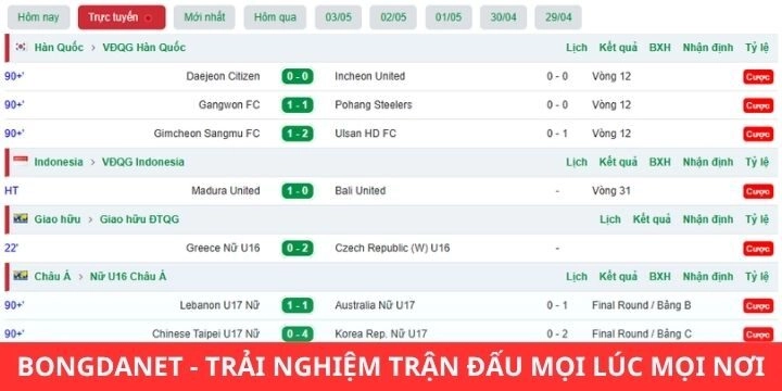 Bongdanet hỗ trợ trải nghiệm giải trí trên điện thoại nhanh chóng